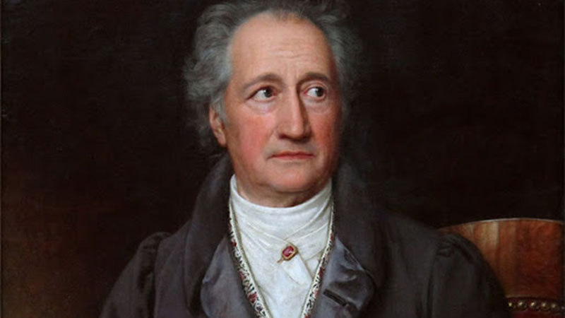 یوهان ولفگانگ فون گوته (۱۸۳۲-1749)، شاعر و نویسنده آلمانی